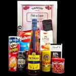 Trezor dárková bedna s potiskem Metaxa 5* a dobroty – Sleviste.cz