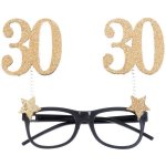 Santex Brýle na oslavu narozenin glitrové "30 let" – Zboží Dáma