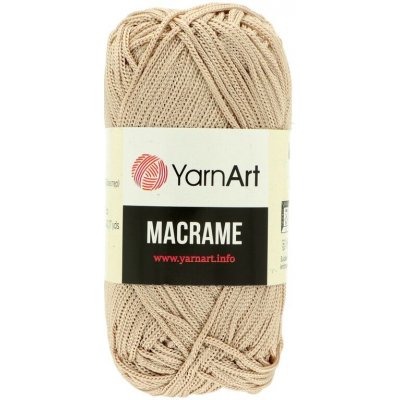 YarnArt Macrame 2mm 166 světle hnědá – Hledejceny.cz