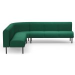 Rohová sedačka VARIETY, 90°, vnitřní, potahová látka Blues CSII, zeleno-tyrkysová – Zboží Mobilmania