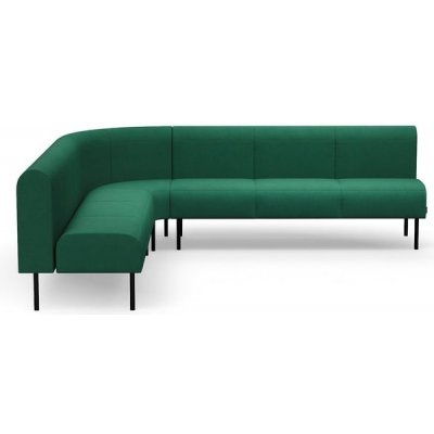 Rohová sedačka VARIETY, 90°, vnitřní, potahová látka Blues CSII, zeleno-tyrkysová – Zboží Mobilmania