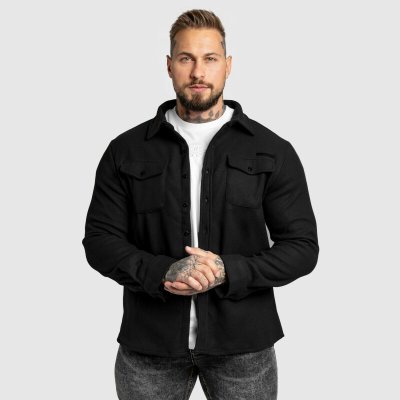 Iron Aesthetics Felted pánská plstěná košile černá – Zboží Dáma Iron Aesthetics Felted pánská plstěná košile černá – Zboží Dáma
