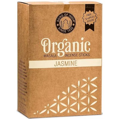 Song of India Vonné tyčinky Organic Masala Jasmine 15 g – Zboží Dáma Song of India Vonné tyčinky Organic Masala Jasmine 15 g – Zboží Dáma
