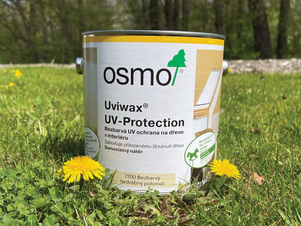 Osmo 7200 Uviwax UV Protection 2,5 l Bezbarvý hedvábný polomat