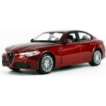 Bburago Alfa Romeo Giulia 2016 Metallic červená 1:24 – Zboží Dáma