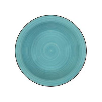 Lamart LT9094 keramický hluboký talíř Happy 21,5 cm modrá