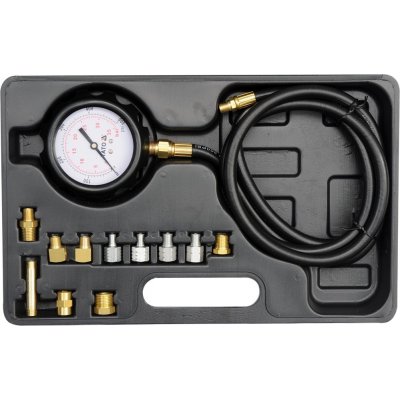 YATO YT-73030 Souprava k měření kompresního tlaku oleje, 12ks, 0-35bar – Hledejceny.cz