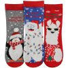Darré dámské ponožky termo Vánoční zvířátka B