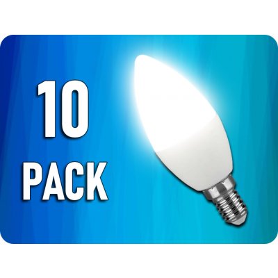V-TAC E14 LED žárovka 3,7W 320 lm Svíčka/10-PACK teplá bílá – Zboží Živě