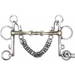 HKM Udidlo Argentan pelham 2x lomený – Zboží Dáma