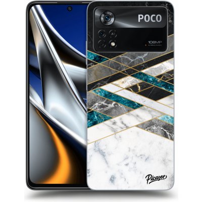 Pouzdro Picasee silikonové Xiaomi Poco X4 Pro 5G - Black & White geometry černé – Hledejceny.cz