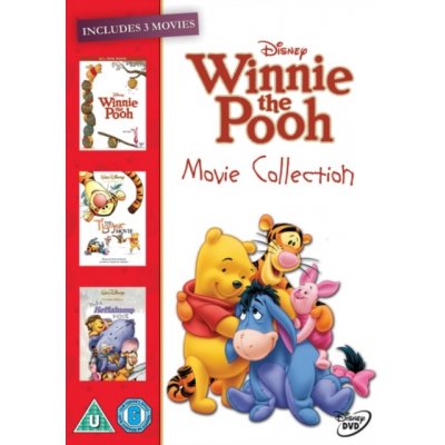 Winnie the Pooh/The Tigger Movie/Pooh's Heffalump Movie DVD – Zboží Mobilmania