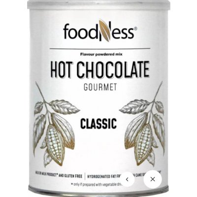 Foodness Horká instantní čokoláda Klasická mléčná 500 g – Zboží Mobilmania