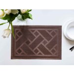 Jahu collections prostírání Deluxe Majda ornamenty hnědé 30x45cm – Zboží Dáma