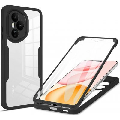 VSECHNONAMOBIL 131564 DUAL Oboustranný kryt s fólií Honor 400 Lite 5G černý – Zboží Živě