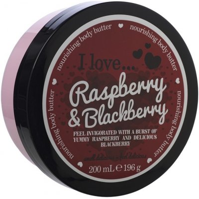 I Love Raspberry & Blackberry tělové máslo 200 ml