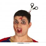 Zapíchnuté nůžky na čelence halloweenské – Zboží Dáma