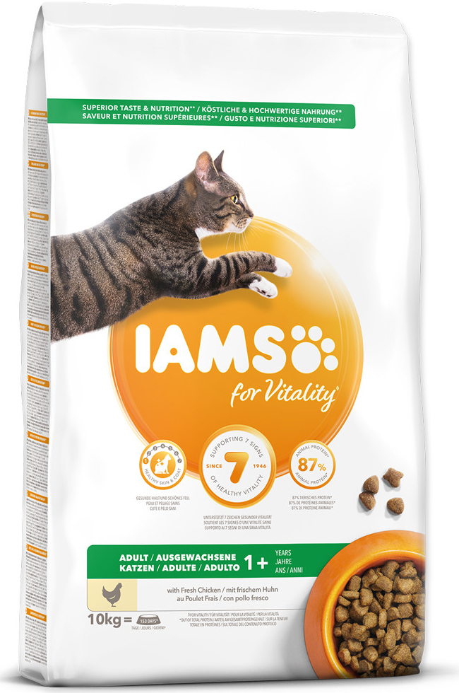 Iams for Vitality Adult Cat Fresh Chicken 2 kg