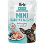 Brit Care Mini Rabbit & Salmon fillets in gravy 85 g – Zboží Mobilmania