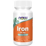 NOW Foods Iron Bisglycinate chelát 18mg 120 kapslí – Hledejceny.cz