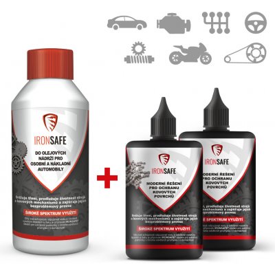 IRONSAFE pro motocykly 2x100 ml + 250 ml – Hledejceny.cz