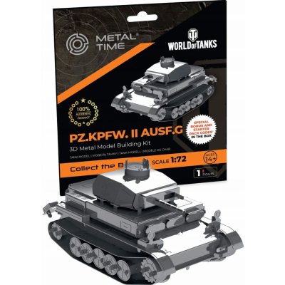 Metal Time Luxusní ocelová stavebnice tank Pz.Kpfw. II Ausf.G – Zboží Dáma