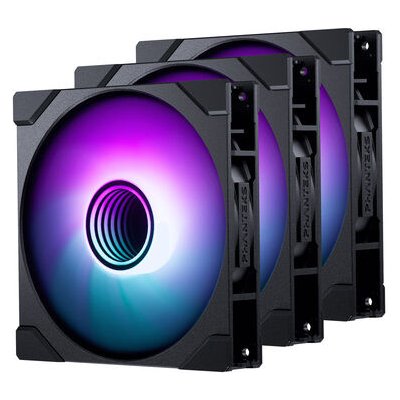 Phanteks M25 Gen2 PWM D-RGB 3ks PH-F140M25_G2_DBK01_3P – Zboží Živě