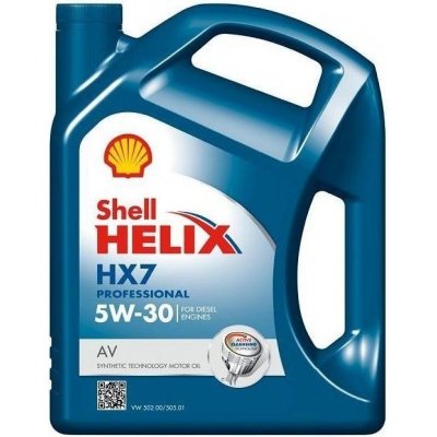 Shell Helix HX7 Professional AV 5W-30 4 l – Zbozi.Blesk.cz