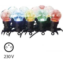 EMOS LED světelný řetěz 10× párty žárovky 5m multicolor