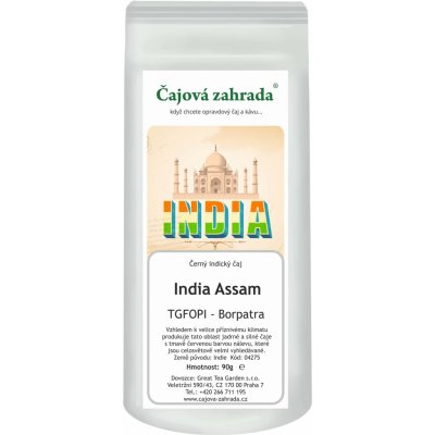 Čajová zahrada India Assam TGFOPI Borpatra černý čaj 0,5 kg – Zbozi.Blesk.cz