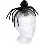 Čelenka halloween s černým pavoukem – Zboží Mobilmania