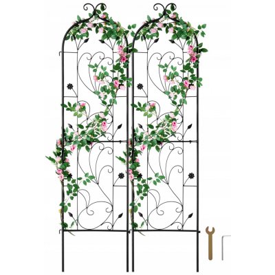 Kovová pergola SucceBuy s mřížkou, 152 cm – Hledejceny.cz