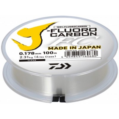 Daiwa | J-Fluorocarbon | transparent | 100m | 0,178mm – Zbozi.Blesk.cz