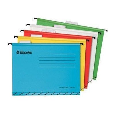 ESSELTE Zesílené závěsné desky Classic, mix barev, A4, recyklovaný karton, ESSELTE ,balení 10 ks 13513 – Zboží Živě