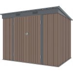 Riwall PRO RMSP 6x8 2,4 x 1,8 m s pultovou střechou hnědý – Sleviste.cz