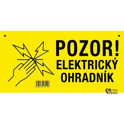 Výstražná cedulka ELETRICKÝ OHRADNÍK – Hledejceny.cz
