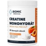 BIOMIC Creatine Monohydrát Broskev prášek 60 dávek 360 g – Hledejceny.cz