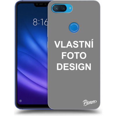 Pouzdro Picasee silikonový Xiaomi Mi 8 Lite - Vlastní design/motiv černé