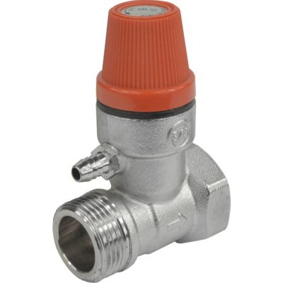 V&G Valogin V&G 446 Pojistný ventil k BOJLERU 1/2" x 6 BAR s vypouštěním 44612 – Hledejceny.cz