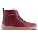 Be Lenka dětské zimní barefoot boty Winter Kids Dark Cherry Red – Zboží Dáma