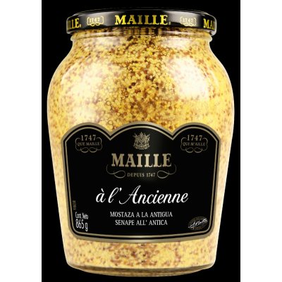 Maille Hrubozrnná hořčice s bílým vínem 800 ml – Sleviste.cz