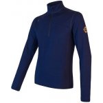 Sensor Merino Wool Upper krátký zip pánská deep blue – Zboží Mobilmania