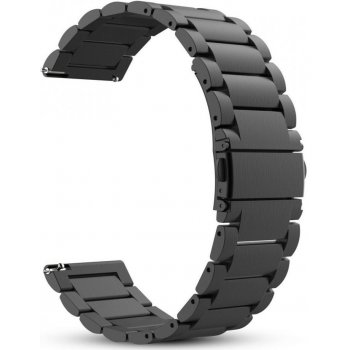 Techsuit Watchband 20mm (W010) - Samsung Galaxy Watch 4/5/Active 2, Huawei Watch GT 3 (42mm)/GT 3 Pro (43mm) - Black KF238585