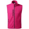 Dámská vesta Malfini Růžová fleecová dámská vesta s kapsami na zip se zipem Exit