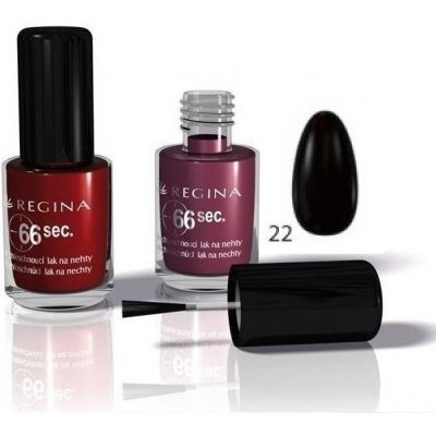 Regina lak na nehty rychleschnoucí 66 sec. R22 černý 8 ml – Zboží Dáma