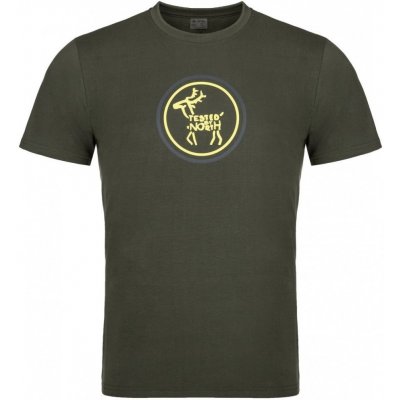 Kilpi pánské triko s krátkým rukávem Brandys SM0307KI tmavě zelená