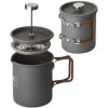 Outdoorové nádobí CAMP se sítkem FRENCH PRESS 600 ml ŠEDÁ