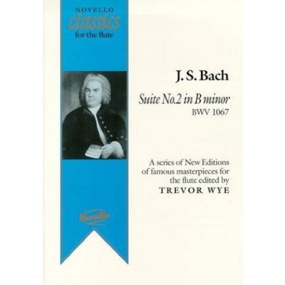 J.S.Bach Suite No.2 In B Minor BWV 1067 noty na příčnou flétnu, klavír
