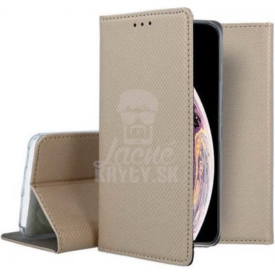 Smart Case Book zlaté – iPhone Xs Max – Zboží Mobilmania