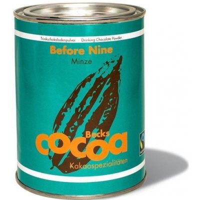 Becks Cocoa Rozpustná čokoláda BEFORE NINE s osvěžující mátou 250 g – Zboží Mobilmania